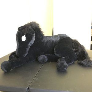 Dan Dee Black Stallion Plush Horse